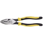 Klein Tools 9 in. Journeyman High Leverage Side Cutting Crimping Pliers thumbnail 1
