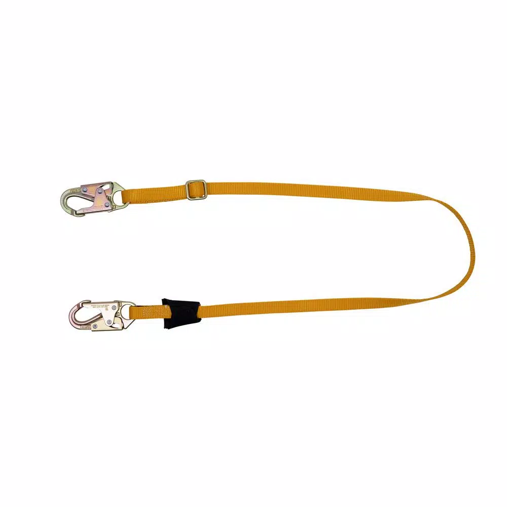 WERNER Upgear 6 ft. Adjustable Web Positioning Lanyard with Double Locking Snap Hooks