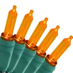 Sunnydaze Decor 23 ft. Orange M6 Smooth LED String Lights, 70-Count, Indoor/Outdoor thumbnail 1