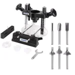 Dremel Plunge Router Attachment with 6-Piece High-Speed Steel Router Bit Set for Woodworking thumbnail 1