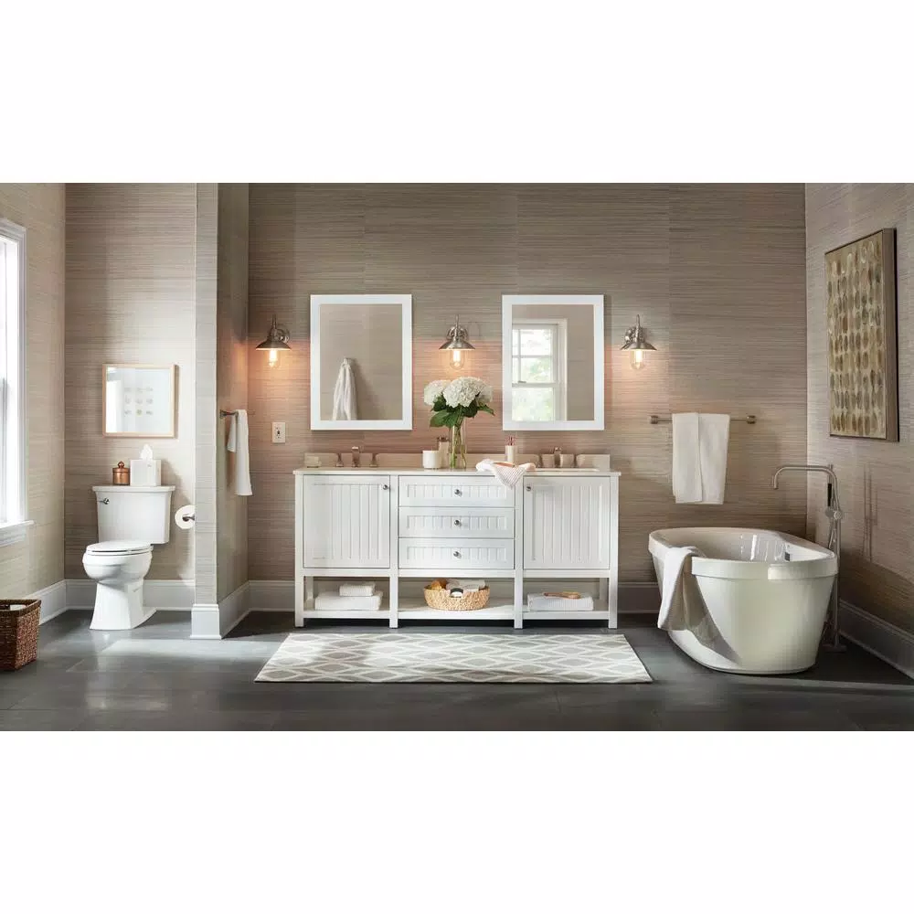Pfister Venturi 24 in. Single Towel Bar in Spot Defense Brushed Nickel