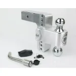 Weigh Safe 180 Hitch by Weigh-Safe Chrome Tow Ball Edition Adjustable Ball Mount thumbnail 1