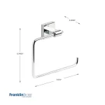 Franklin Brass Maxted 5-Piece Polished Chrome Bath Hardware Accessory Set thumbnail 9