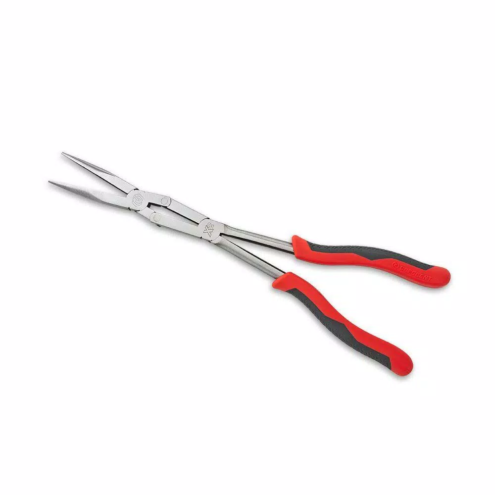 Crescent X2 13 in. Long Reach Pliers with Double Joint Design