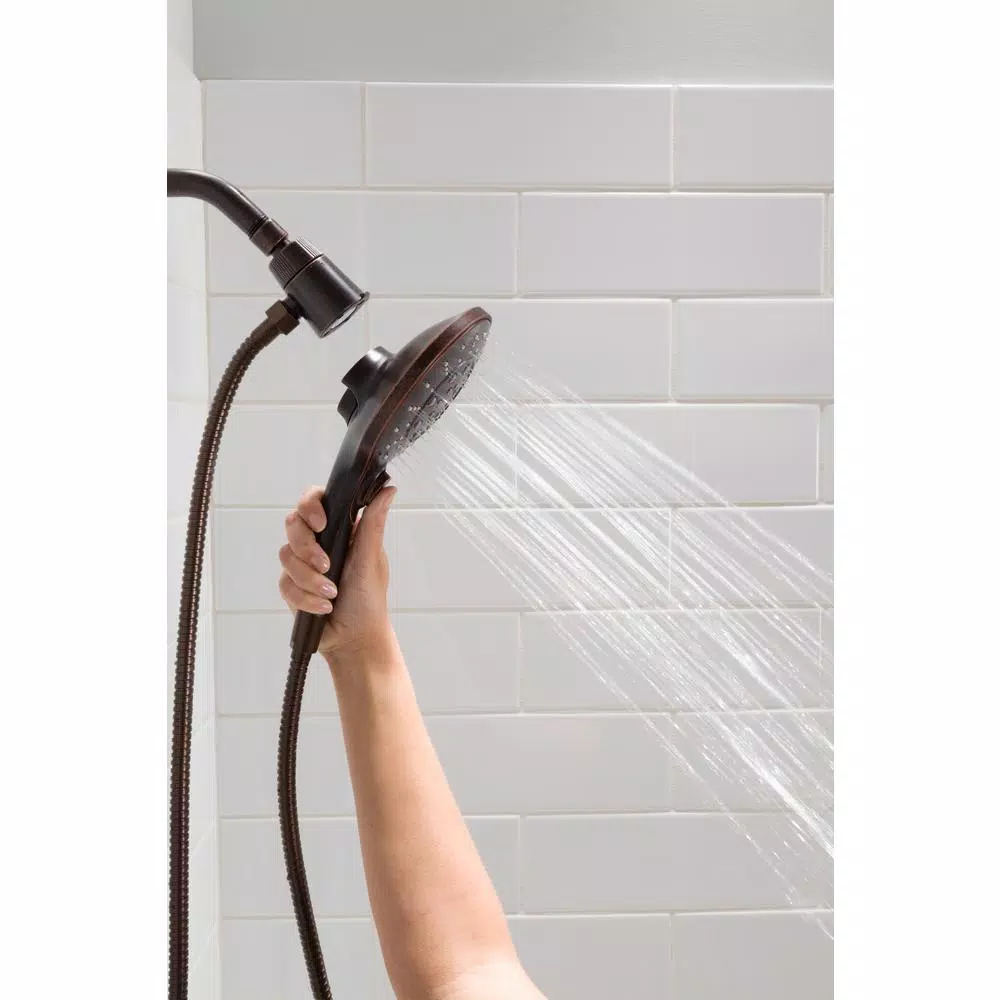 MOEN Engage 6-Spray 5.5 in. Handheld Adjustable Shower Head with Magnetix Docking, Oil Rubbed Bronze