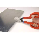 Wiss 12.5 in. Straight-Cut Tin Snips with Cushion Grip thumbnail 7