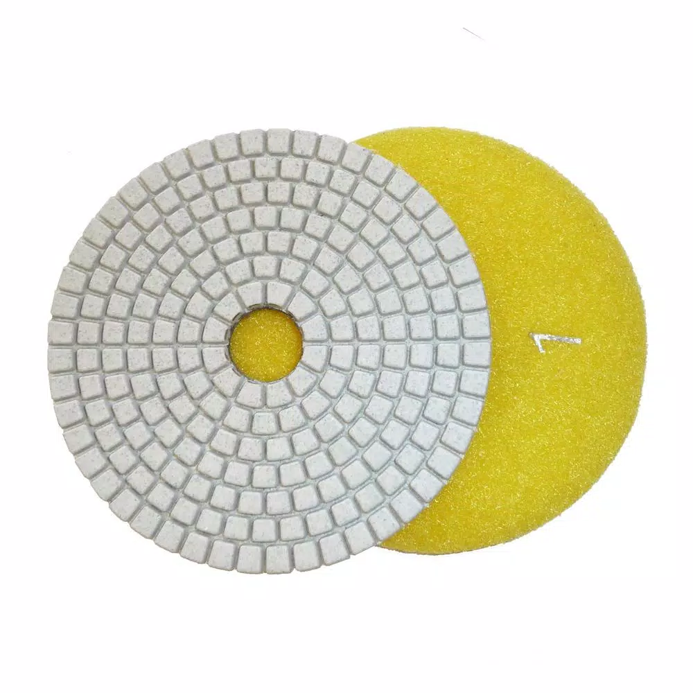 Unbranded JHX 4 in. 3-Step Diamond Polishing Pads, Dry/Wet, 3-Set