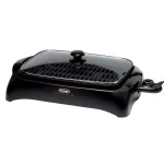DeLonghi De'Longhi 192 sq. in. Indoor Grill with Tempered Glass Lid and Adjustable Thermostat, Black thumbnail 1