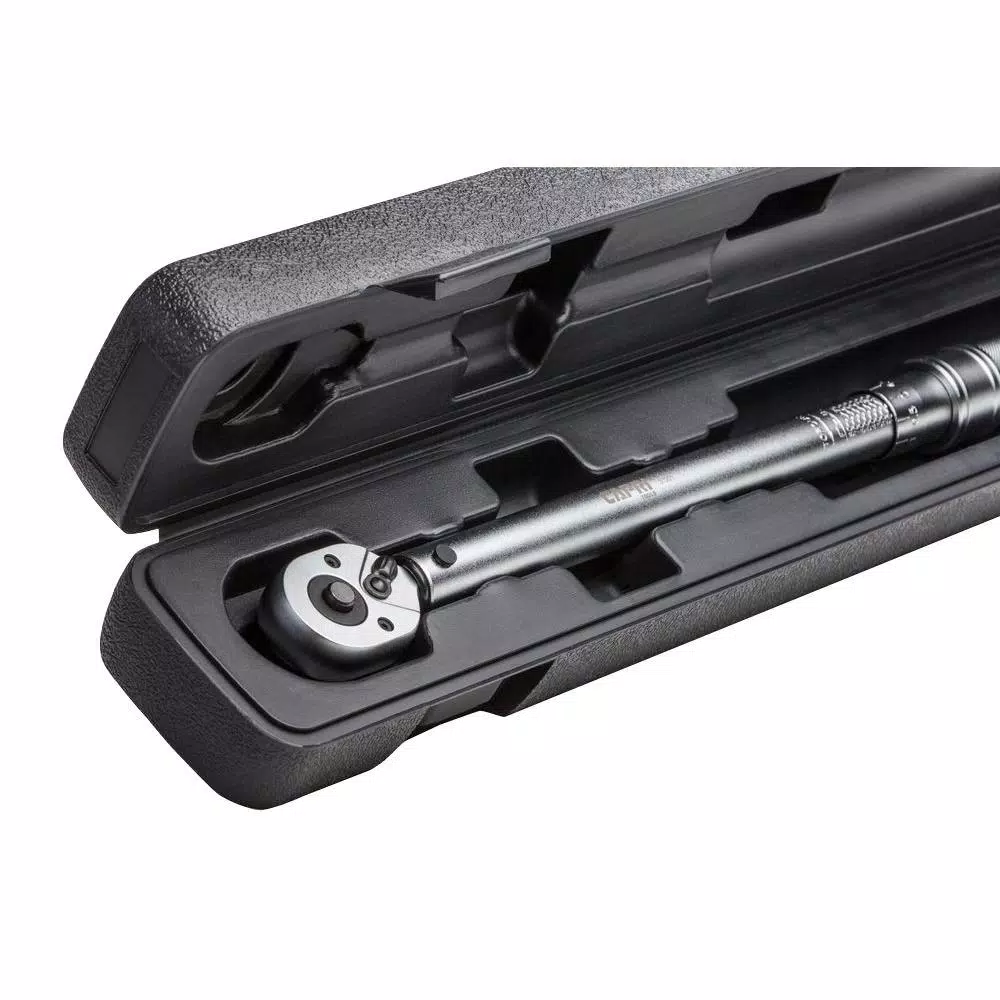 Capri Tools 3/8 in. Drive Industrial Torque Wrench, 15-75 ft. lbs. Range, All-Steel Construction