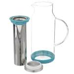 Manna 5-Cup Cold Brew Coffee Pitcher, 47 fl. oz. Onyx Black with Stainless Steel Mesh Filter thumbnail 5