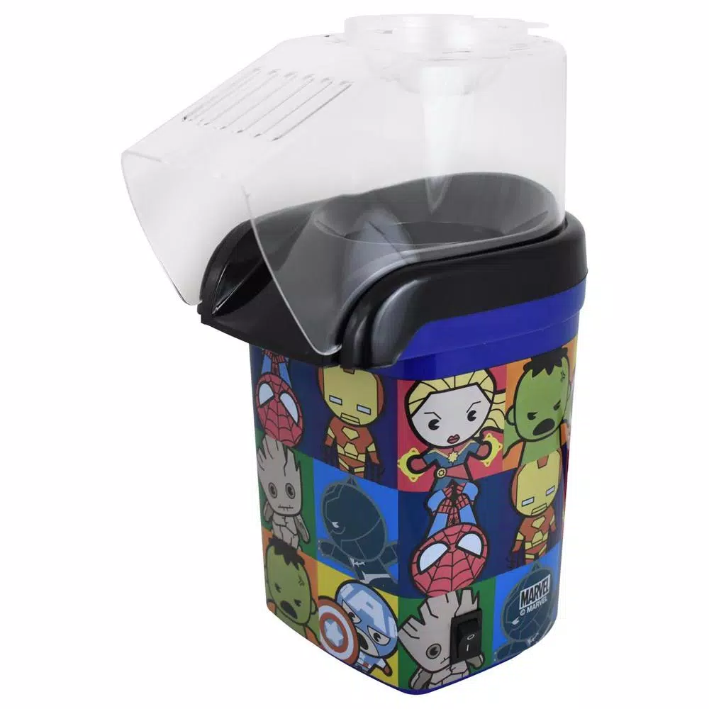 Uncanny Brands Marvel Kawaii Hot Air Popcorn Maker - Officially Licensed Superhero Popcorn Popper