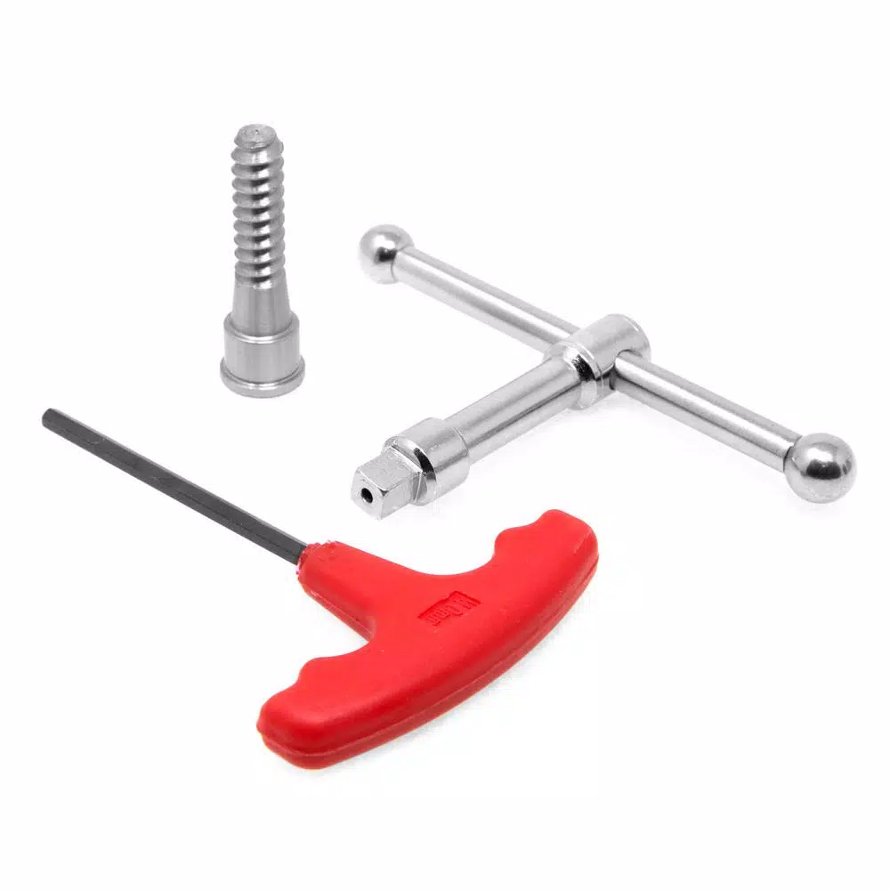 WEN 3.75 in. 4-Jaw Self-Centering Keyed Scroll Chuck with 1 in. x 8TPI Thread