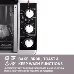 BLACK+DECKER 1500W 8-Slice Stainless Steel Convection Toaster Oven with Broiler thumbnail 11