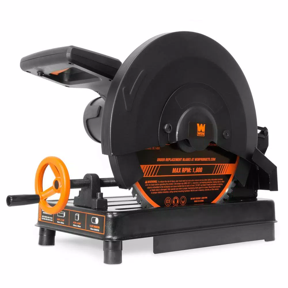 WEN 15 Amp 14 in. Multi-Material Cut-Off Chop Saw with Carbide-Tipped Blade