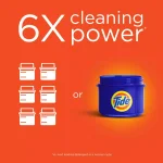 Tide Plus Febreze Freshness Liquid Laundry Detergent, Spring and Renewal, 92 oz (48 Loads) thumbnail 7