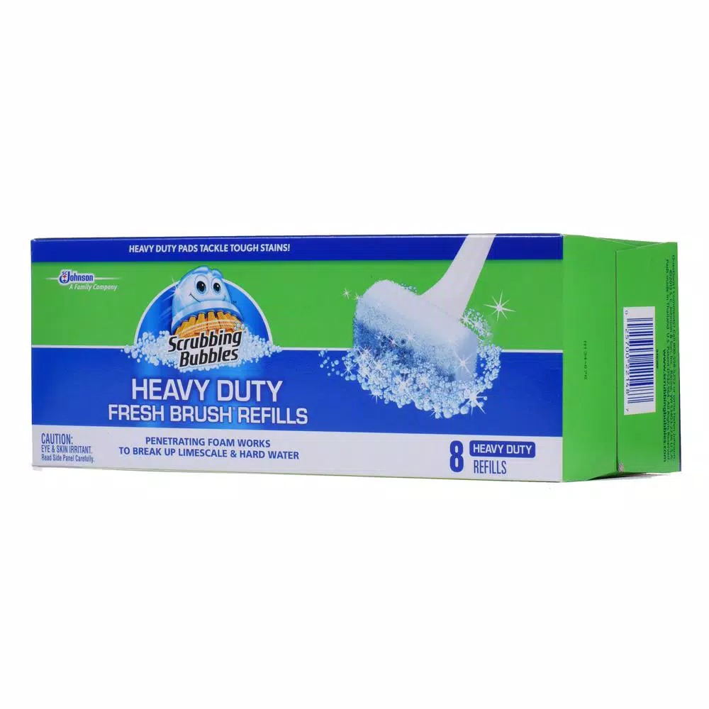 Scrubbing Bubbles Fresh Brush Heavy Duty Refills, 8-Pack
