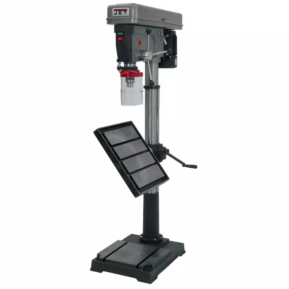 JET J-2550 1 HP 20 in. Floor Standing Drill Press, 12-Speed, 115V