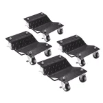 Pentagon Tool Premium Steel Car Tire Skate Dolly 4-Pack, 1,500 lbs Capacity per Skate thumbnail 1