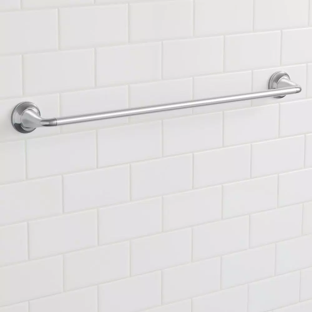 Glacier Bay Constructor 24 in. Single Towel Bar, Chrome Finish