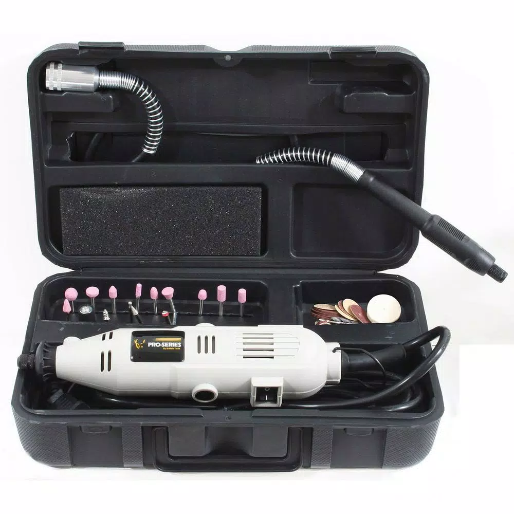 Pro-Series 41-Piece Rotary Tool Kit with 42 in. Flexible Shaft and 40 Accessories