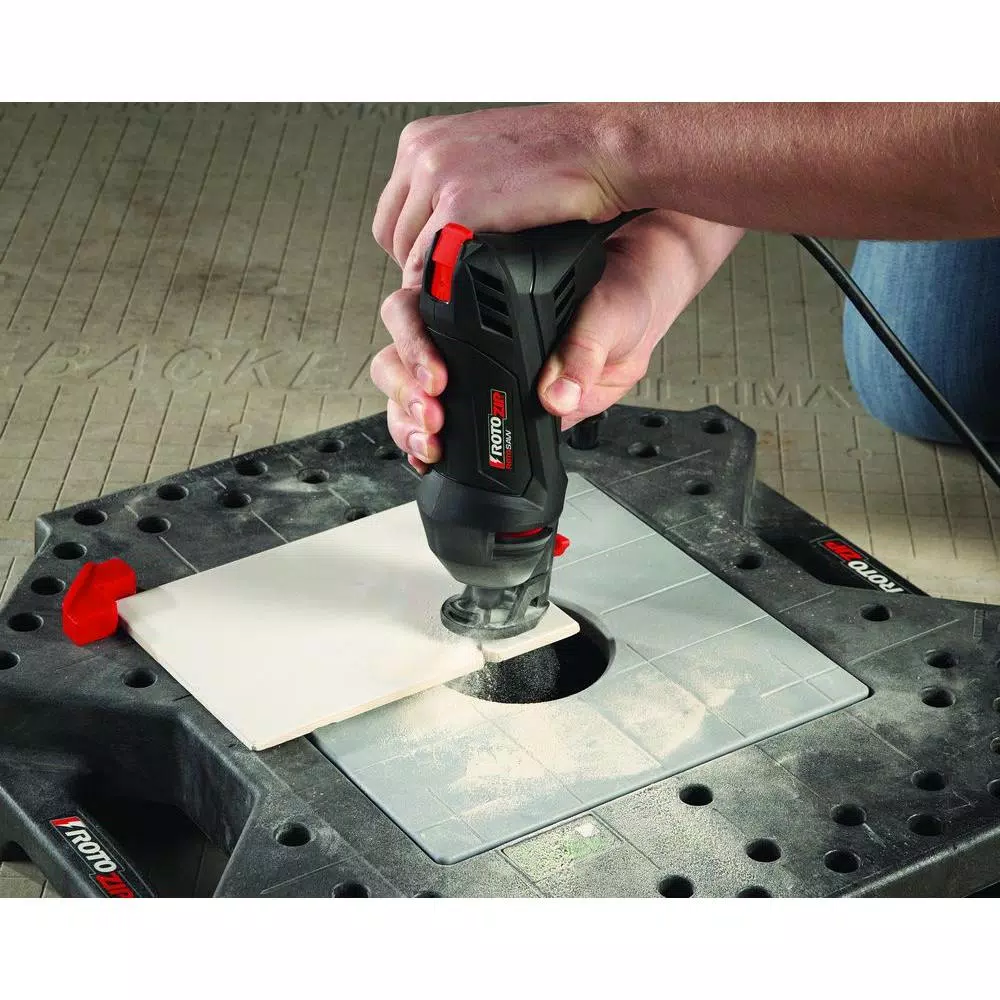 Rotozip RotoSaw 5.5 Amp Corded 1/4 in. Rotary Spiral Saw Tool Kit with 5 Accessories