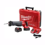 Milwaukee M18 FUEL 18V Brushless Cordless Reciprocating Saw Kit with (2) 5.0Ah Batteries, Charger & Case thumbnail 1