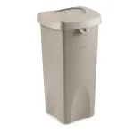 Rubbermaid Commercial Products Rubbermaid Commercial Untouchable 23 Gal. Square Trash Can Replacement Swing Top Lid, Beige thumbnail 3