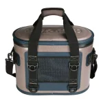 Camp-Zero 13.9 Qt. 20-Can Soft Cooler - Beige and Blue thumbnail 4