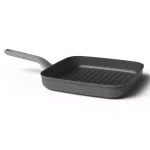BergHOFF Leo 10 in. Aluminum Nonstick Grill Pan, Induction Compatible, Grey thumbnail 1