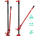 Stark 60 in. 3-Ton Farm Jack - Heavy-Duty Steel Mechanical Lifting Tool thumbnail 6