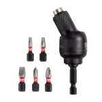 Milwaukee SHOCKWAVE Impact Duty 30° Knuckle Pivoting Bit Holder Set, 6-Piece thumbnail 1