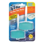 Ty-D-Bol 1 That Works Spring Clean Fragrance Toilet Bowl Cleaning Gel Rim Hangers, 6-Pack thumbnail 2