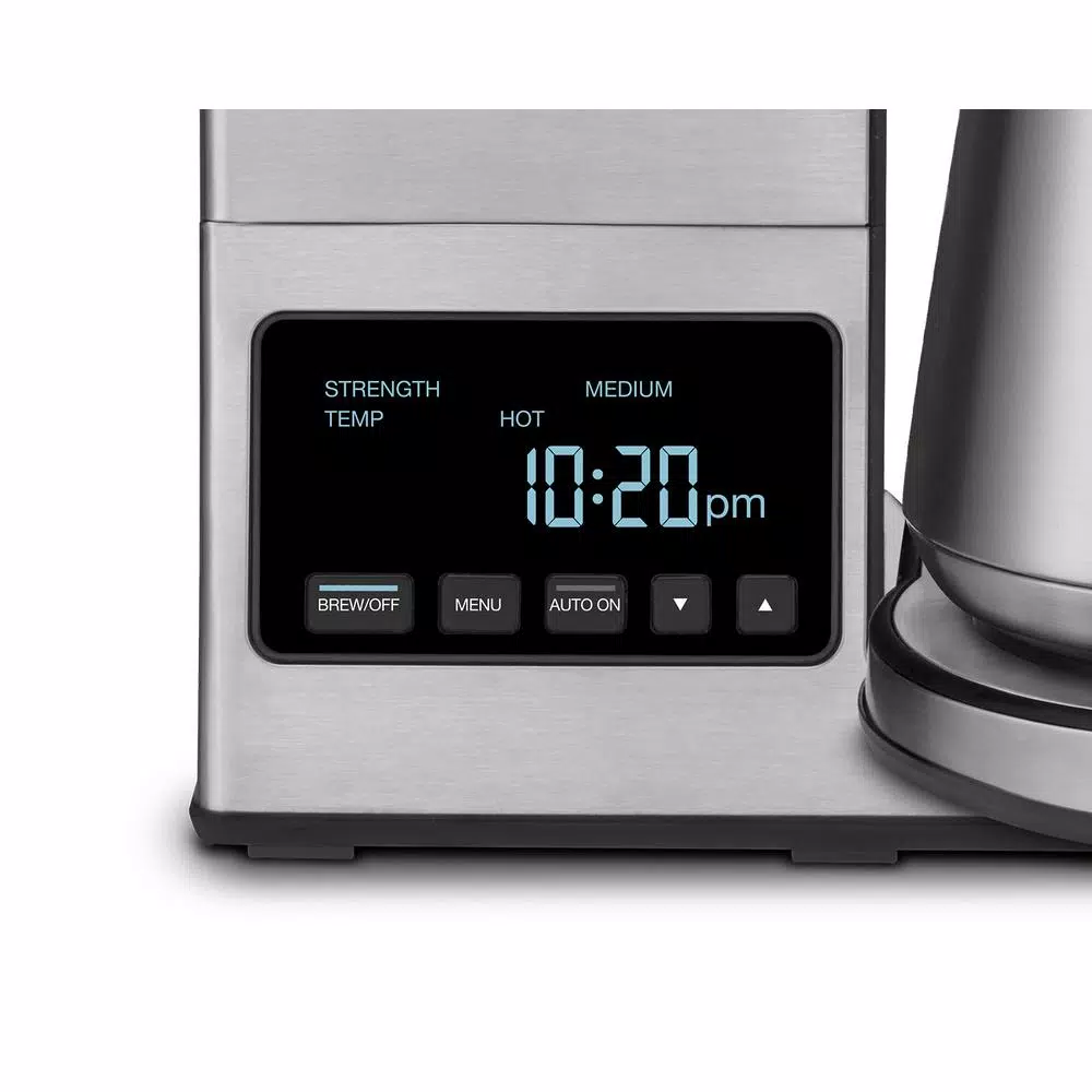 Cuisinart PurePrecision 8-Cup Programmable Silver Drip Coffee Maker with Thermal Carafe