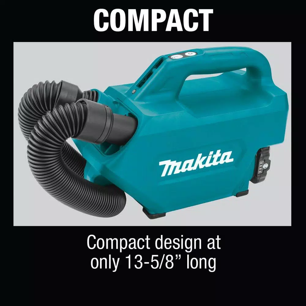 Makita 12V MAX CXT Cordless Vacuum Kit with 2.0 Ah Battery (LC09A1)