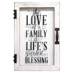 Stratton Home Decor Stratton Home Life's Blessings Printed Glass Wall Decor - Farmhouse Style thumbnail 1