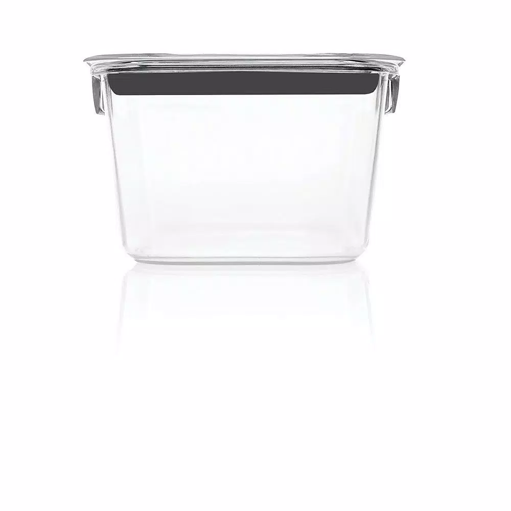 Rubbermaid Brilliance 4-Piece Medium Deep Food Storage Container Set, Leak-Proof & BPA-Free