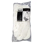 Rubbermaid Commercial Products 24 oz. White Premium Cut-End Mop Heads with 1 in. Orange Headband (Case of 12) thumbnail 3