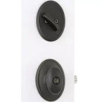 Schlage Wakefield Aged Bronze Single Cylinder Deadbolt and Siena Entry Door Knob Combo Pack thumbnail 3