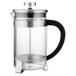BergHOFF Essentials 4-Cup Stainless Steel and Glass French Press Coffee and Tea Maker thumbnail 1