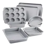 Farberware 8-Piece Nonstick Bakeware Set, Gray Steel thumbnail 1