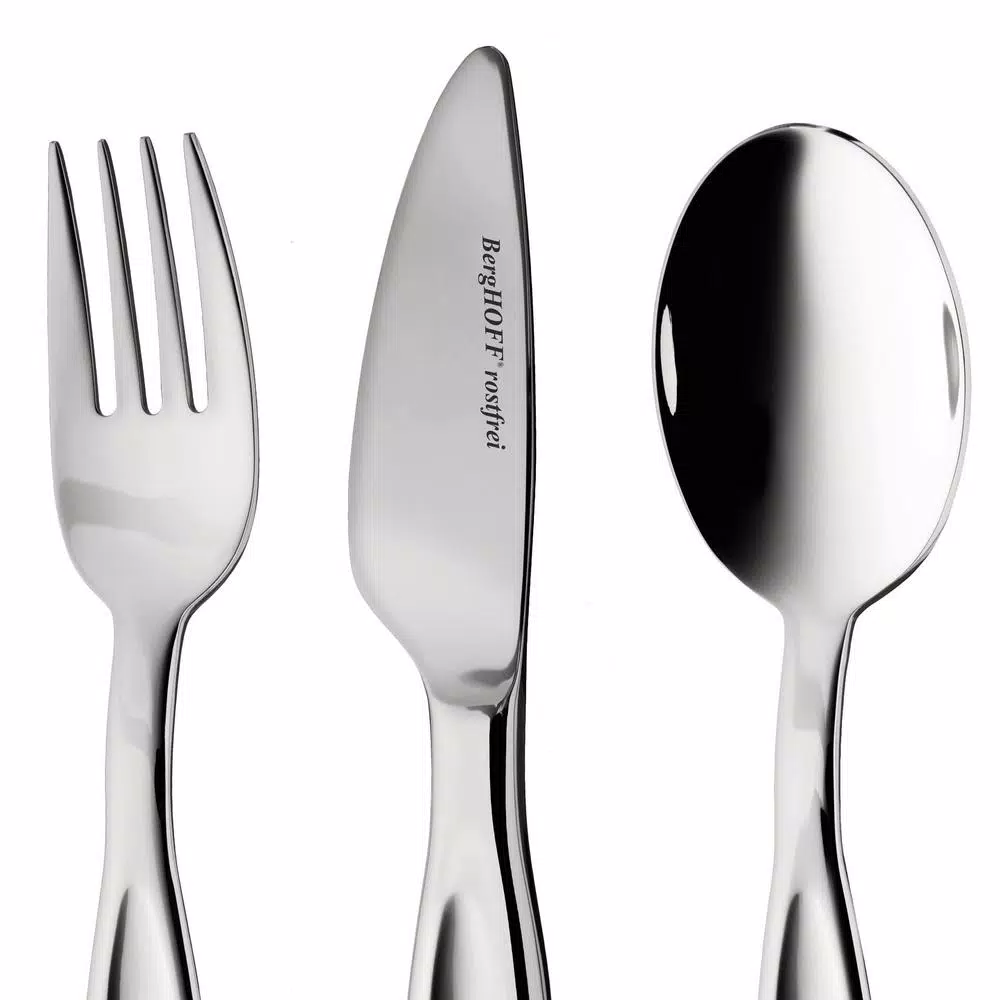 BergHOFF Ralph Kramer Folio 3-Piece Children's Flatware Set, 18/10 Stainless Steel