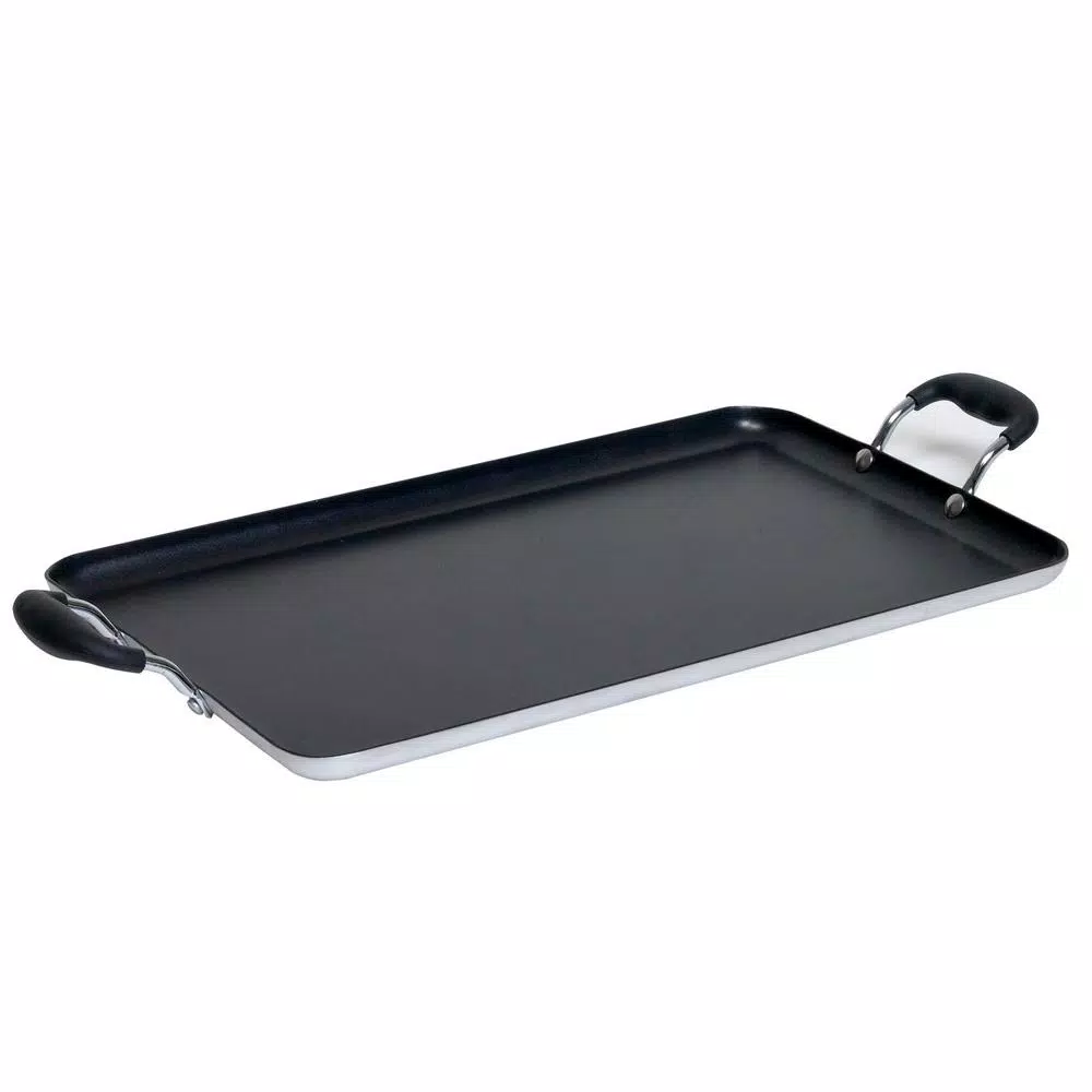 IMUSA 26 in. Nonstick Double Burner Aluminum Griddle