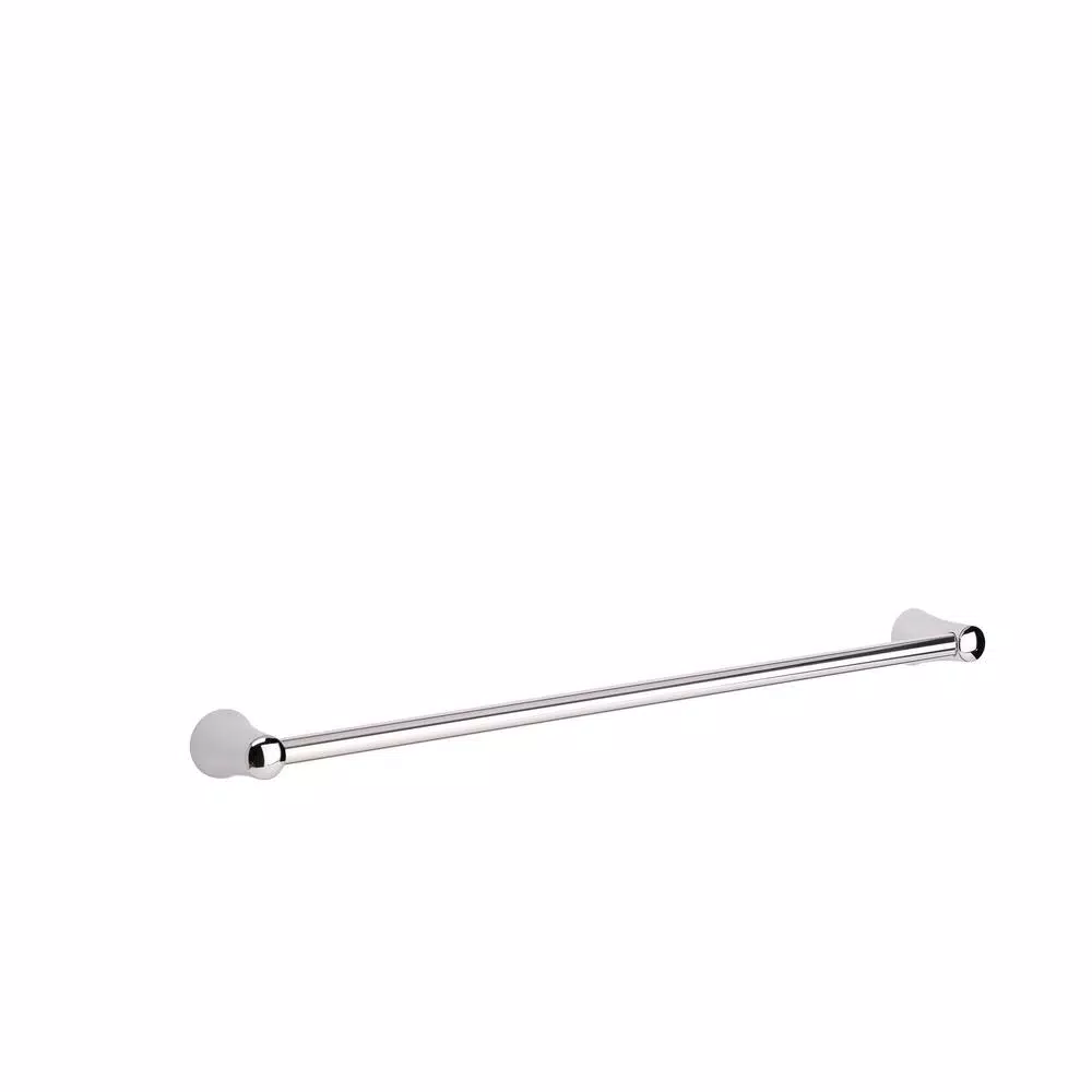 Ponte Giulio 3-Piece Column Bath Hardware Set with Expandable Toilet Paper Holder, Polished Nickel