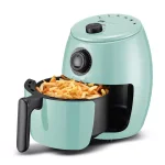 Maximatic Elite Platinum 2.1 Qt. Blue Air Fryer with Adjustable Timer and Convection Fan thumbnail 2