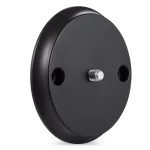 Wasserstein Magnetic Wall Mount for Google Nest Cam IQ Indoor - Dual Screw & Magnet Installation, Black thumbnail 2