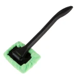 Stalwart Windshield Cleaner Tool with Pivoting Head and Microfiber Cloth thumbnail 1