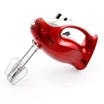 Better Chef 5-Speed Red Hand Mixer with Stainless Steel Beaters and Dough Hooks thumbnail 1