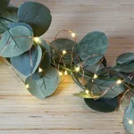 LUMABASE Warm White Micro LED Copper String Lights, Battery Operated, 30-Light, 2-Count Pack thumbnail 3