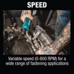 Makita 12V MAX CXT Cordless Ratchet Kit with 3/8 in. and 1/4 in. Anvils and 4.0 Ah Battery thumbnail 10