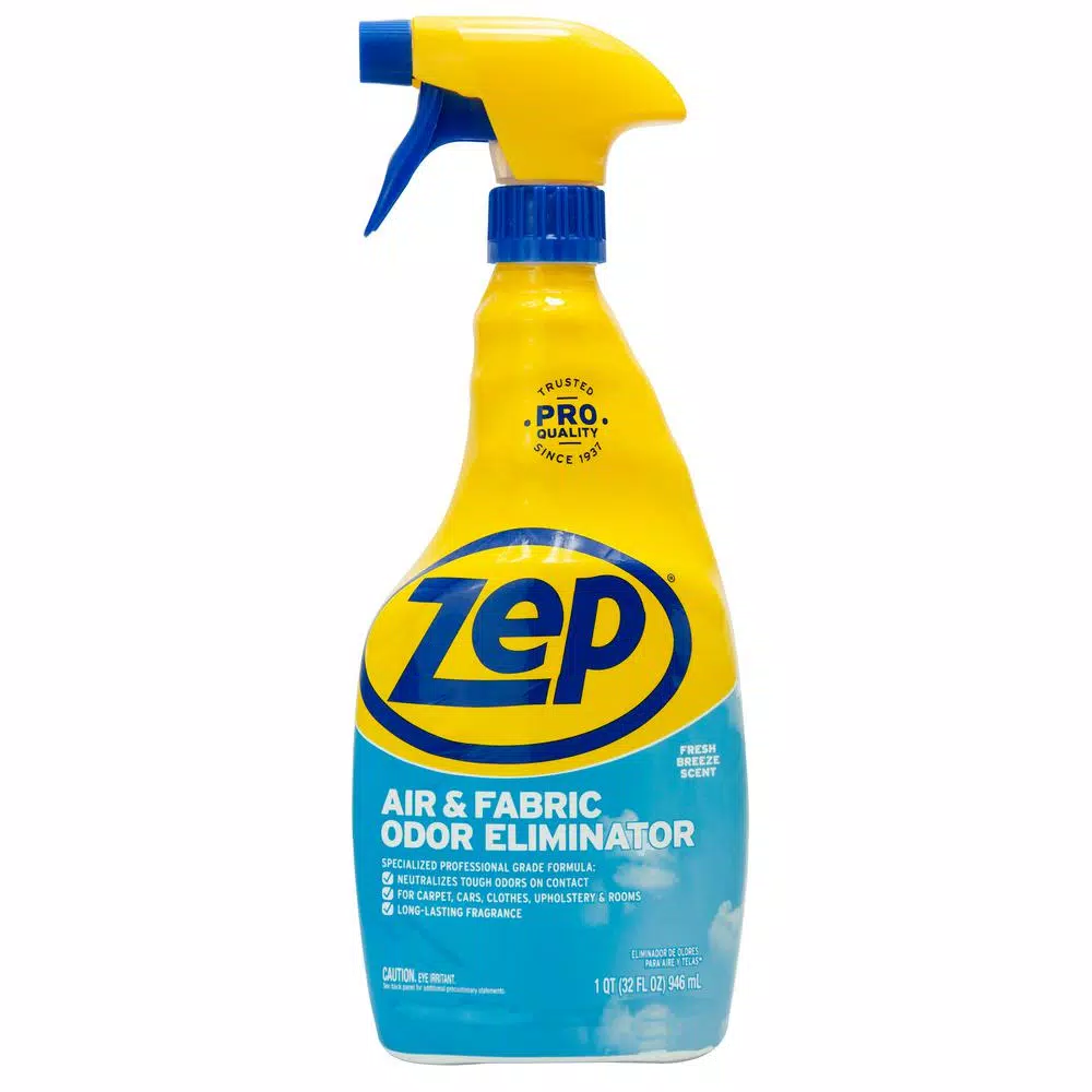 ZEP Air and Fabric Odor Eliminator, 32 oz. (Case of 12), Fresh Breeze Scent